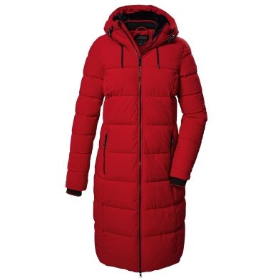 Killtec Winter-Daunenmantel KOW 56 QLTD mit Kapuze (atmungsaktiv, winddicht, wasserabweisend) rot Damen